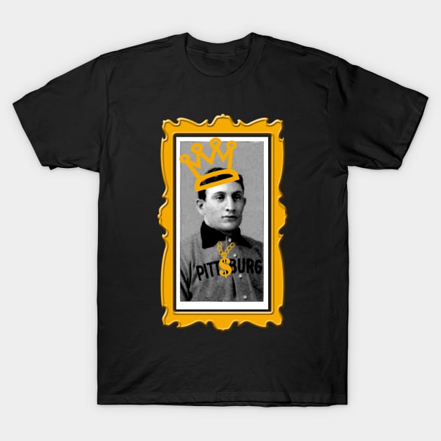 Honas Wagner Baseball Card T-Shirt by nickbuccelli